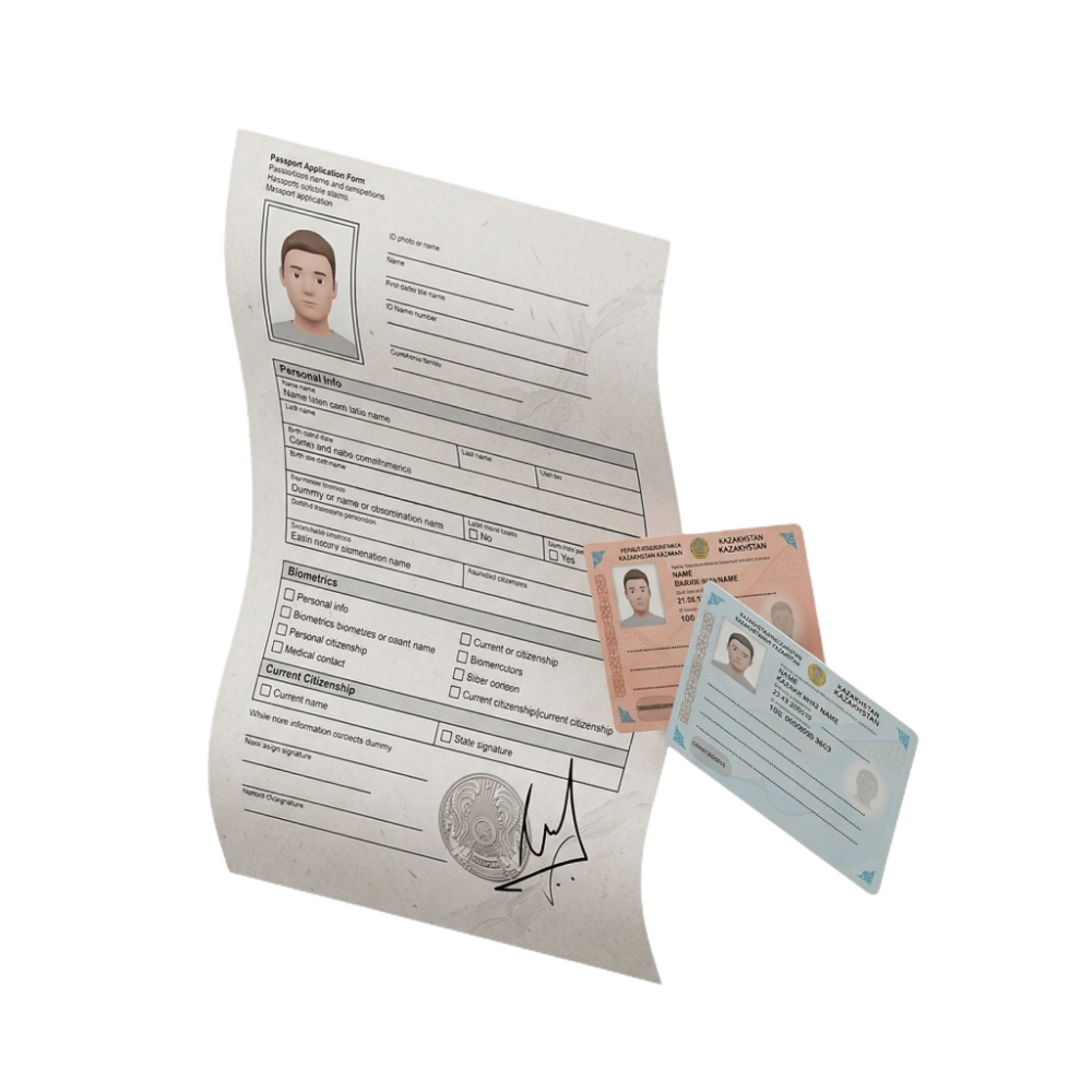 Удостоверение личности и техпаспорт